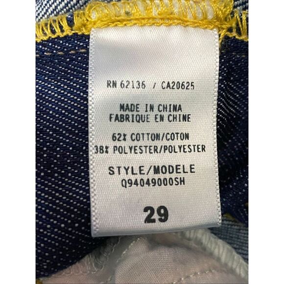 Guess Pismo Straight Leg Jeans Mid Rise Women’s Sz 29 - Picture 4 of 7